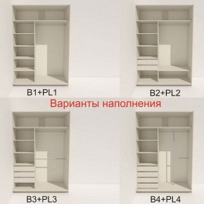 Шкаф-купе 1600 серии SOFT D1+D3+B2+PL1 (2 ящика+1штанга) профиль «Графит» в Советском - sovetskiy.ok-mebel.com | фото 5