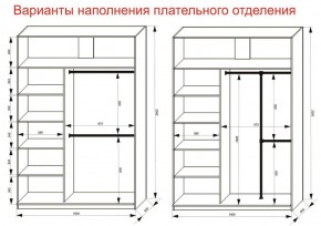 Шкаф-купе 1600 серии SOFT D6+D4+B2+PL2 (2 ящика+1штанга+1 полка) профиль «Капучино» в Советском - sovetskiy.ok-mebel.com | фото 9