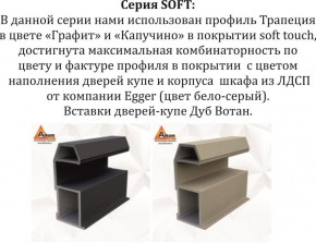 Шкаф-купе 1800 серии SOFT D1+D3+B2+PL1 (2 ящика+1штанга) профиль «Графит» в Советском - sovetskiy.ok-mebel.com | фото 11