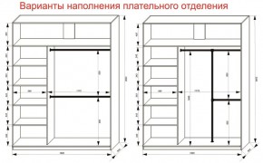 Шкаф-купе 1800 серии SOFT D8+D2+B2+PL4 (2 ящика+F обр.штанга) профиль «Графит» в Советском - sovetskiy.ok-mebel.com | фото 8