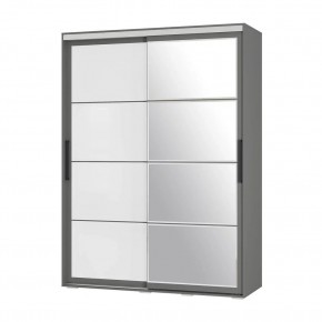 Шкаф-купе Крафт-6 1.6 м ШКК-06 (графит) в Советском - sovetskiy.ok-mebel.com | фото 3