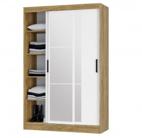Шкаф-купе Тайм ШКК-03 (крафт/белый) в Советском - sovetskiy.ok-mebel.com | фото 3