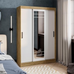 Шкаф-купе Тео ШКК-02 (крафт/белый) в Советском - sovetskiy.ok-mebel.com | фото