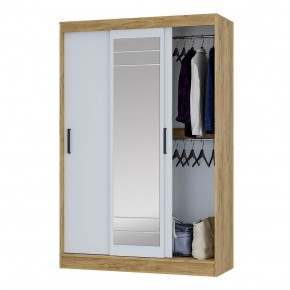 Шкаф-купе Тео ШКК-02 (крафт/белый) в Советском - sovetskiy.ok-mebel.com | фото 3
