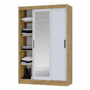 Шкаф-купе Тео ШКК-02 (крафт/белый) в Советском - sovetskiy.ok-mebel.com | фото 4