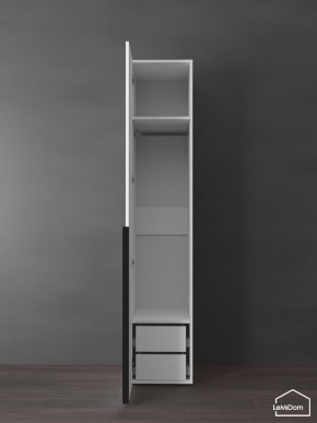 Шкаф Linnea MHR-1-3 2050х400х510 (Белый-М 11.1.1) в Советском - sovetskiy.ok-mebel.com | фото 6