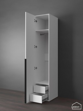 Шкаф Linnea MHR-1-3 2050х400х510 (Белый-М 11.1.1) в Советском - sovetskiy.ok-mebel.com | фото 7
