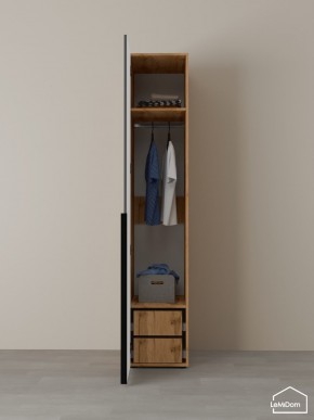 Шкаф Linnea MHR-1-3 2050х400х510 (ДВ-М 11.1.25) в Советском - sovetskiy.ok-mebel.com | фото 5