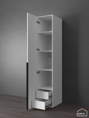 Шкаф Linnea MHR-1-4 2050х400х510 (Белый-М 11.1.1) в Советском - sovetskiy.ok-mebel.com | фото 6