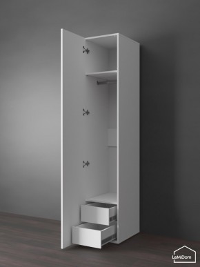 Шкаф Linnea MHR-1PO-3 2050х400х510 (Белый-М 11.1.2) в Советском - sovetskiy.ok-mebel.com | фото 5