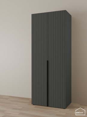 Шкаф Linnea MHR-2-2 2050х800х510 (Графит-М 11.1.25) в Советском - sovetskiy.ok-mebel.com | фото