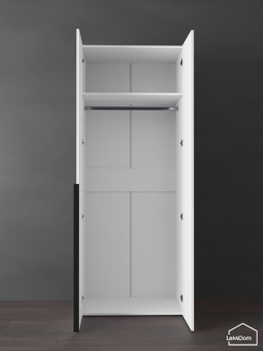 Шкаф Linnea MHR-2 2050х800х510 (Белый-М 11.1.1) в Советском - sovetskiy.ok-mebel.com | фото 4