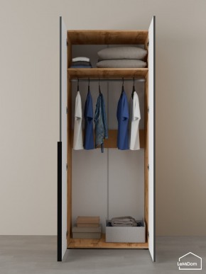 Шкаф Linnea MHR-2 2050х800х510 (ДВ-М 11.1.25) в Советском - sovetskiy.ok-mebel.com | фото 4