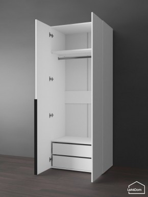 Шкаф Linnea MHR-2-3 2050х800х510 (Белый-М 11.1.2) в Советском - sovetskiy.ok-mebel.com | фото 6