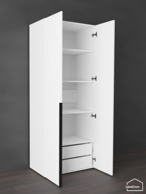 Шкаф Linnea MHR-2-4 2050х800х510 (Белый-М 11.1.2) в Советском - sovetskiy.ok-mebel.com | фото 6