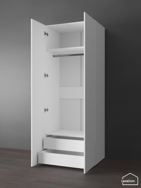 Шкаф Linnea MHR-2PO-3 2050х800х510 (Белый-М 11.1.1) в Советском - sovetskiy.ok-mebel.com | фото 5