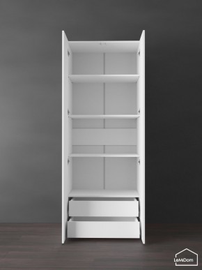 Шкаф Linnea MHR-2PO-4 2050х800х510 (Белый-М 11.1.1) в Советском - sovetskiy.ok-mebel.com | фото 6