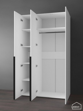 Шкаф Linnea MHR-3-1 2050х1200х510 (Белый-М 11.1.2) в Советском - sovetskiy.ok-mebel.com | фото 5