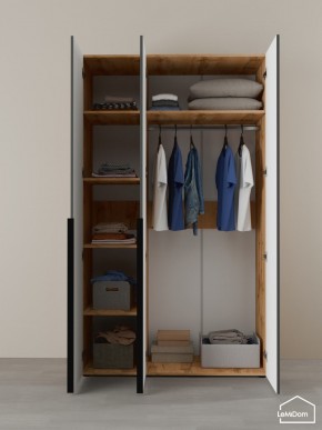 Шкаф Linnea MHR-3-1 2050х1200х510 (ДВ-М 11.1.25) в Советском - sovetskiy.ok-mebel.com | фото 4