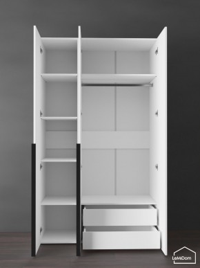 Шкаф Linnea MHR-3-2 2050х1200х510 (Белый-М 11.1.1) в Советском - sovetskiy.ok-mebel.com | фото 6