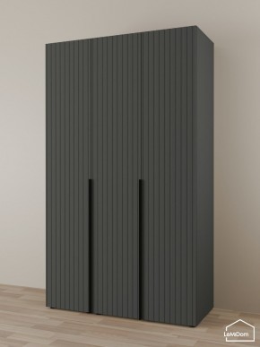 Шкаф Linnea MHR-3-2 2050х1200х510 (Графит-М 11.1.25) в Советском - sovetskiy.ok-mebel.com | фото