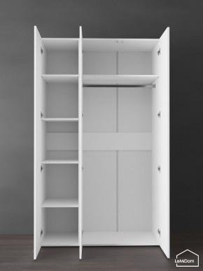 Шкаф Linnea MHR-3PO-1 2050х1200х510 (Белый-М 11.1.1) в Советском - sovetskiy.ok-mebel.com | фото 5