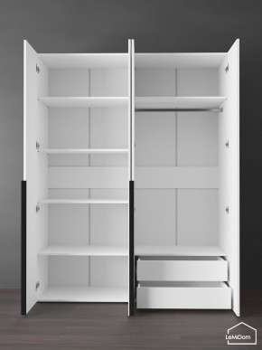 Шкаф Linnea MHR-4-2 2050х1600х510 (Белый-М 11.1.1) в Советском - sovetskiy.ok-mebel.com | фото 5