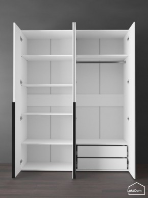 Шкаф Linnea MHR-4-2 2050х1600х510 (Белый-М 11.1.1) в Советском - sovetskiy.ok-mebel.com | фото 6