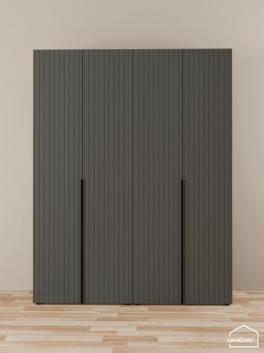 Шкаф Linnea MHR-4-2 2050х1600х510 (Графит-М 11.1.25) в Советском - sovetskiy.ok-mebel.com | фото