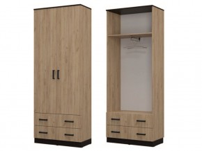 Шкаф «ЛОФТ» для одежды с 2-я ящиками в Советском - sovetskiy.ok-mebel.com | фото 2
