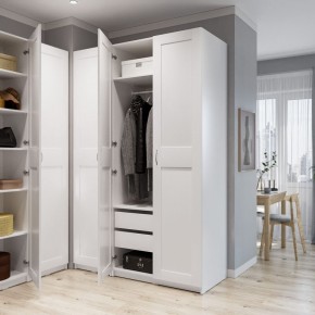 Шкаф МАКС однодверный, цвет белый в Советском - sovetskiy.ok-mebel.com | фото 4