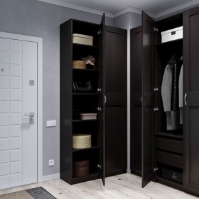 Шкаф МАКС однодверный узкий, цвет Дуб Венге в Советском - sovetskiy.ok-mebel.com | фото 4