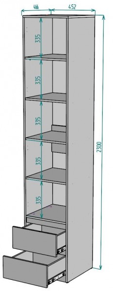 Шкаф Мальта H166 в Советском - sovetskiy.ok-mebel.com | фото 2