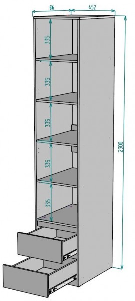 Шкаф Мальта H168 в Советском - sovetskiy.ok-mebel.com | фото 2