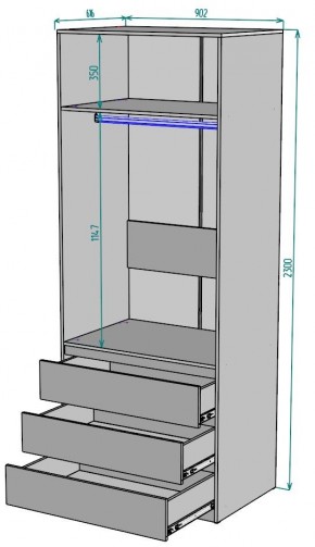 Шкаф Мальта H171 в Советском - sovetskiy.ok-mebel.com | фото 2