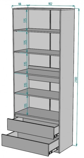 Шкаф Мальта H185 в Советском - sovetskiy.ok-mebel.com | фото 2