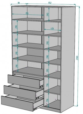 Шкаф Мальта H211 в Советском - sovetskiy.ok-mebel.com | фото 2