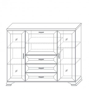 Шкаф низкий (2 стеклодвери) Сиена в Советском - sovetskiy.ok-mebel.com | фото 10