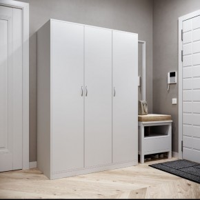 Шкаф ОРИОН трехдверный, цвет белый в Советском - sovetskiy.ok-mebel.com | фото 2