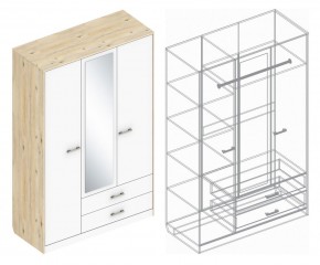 Шкаф "Милана" 3-х створчатый с 2 ящиками в Советском - sovetskiy.ok-mebel.com | фото 3