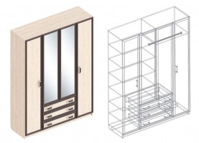 Шкаф "Наоми" 4-х створчатый в Советском - sovetskiy.ok-mebel.com | фото 3