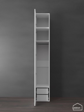 Шкаф с антресолью Linnea MHR-1POA-3 2450х400х510 (Белый-М 11.1.1) в Советском - sovetskiy.ok-mebel.com | фото 5