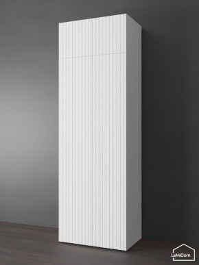 Шкаф с антресолью Linnea MHR-2POA-4 2450х800х510 (Белый-М 11.1.2) в Советском - sovetskiy.ok-mebel.com | фото