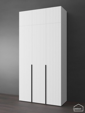 Шкаф с антресолью Linnea MHR-3A-1 2450х1200х510 (Белый-М 11.1.2) в Советском - sovetskiy.ok-mebel.com | фото