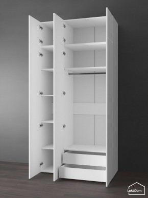 Шкаф с антресолью Linnea MHR-3POA-2 2450х1200х510 (Белый-М 11.1.2) в Советском - sovetskiy.ok-mebel.com | фото 5