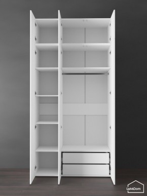 Шкаф с антресолью Linnea MHR-3POA-2 2450х1200х510 (Белый-М 11.1.2) в Советском - sovetskiy.ok-mebel.com | фото 6