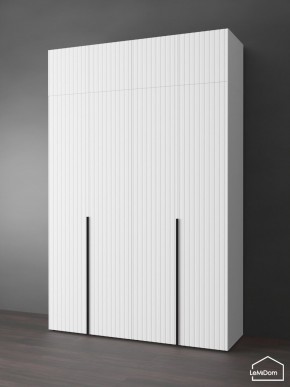 Шкаф с антресолью Linnea MHR-4A-1 2450х1600х510 (Белый-М 11.1.2) в Советском - sovetskiy.ok-mebel.com | фото
