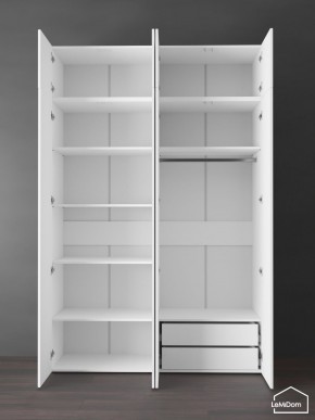 Шкаф с антресолью Linnea MHR-4POA-2 2450х1600х510 (Белый-М 11.1.2) в Советском - sovetskiy.ok-mebel.com | фото 5