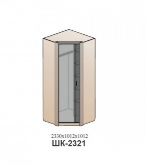 Шкаф ШЕР Дуб серый/айронвуд серебро (ШК-2321) в Советском - sovetskiy.ok-mebel.com | фото
