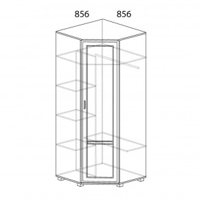 Шкаф угловой №243 Белла в Советском - sovetskiy.ok-mebel.com | фото 2